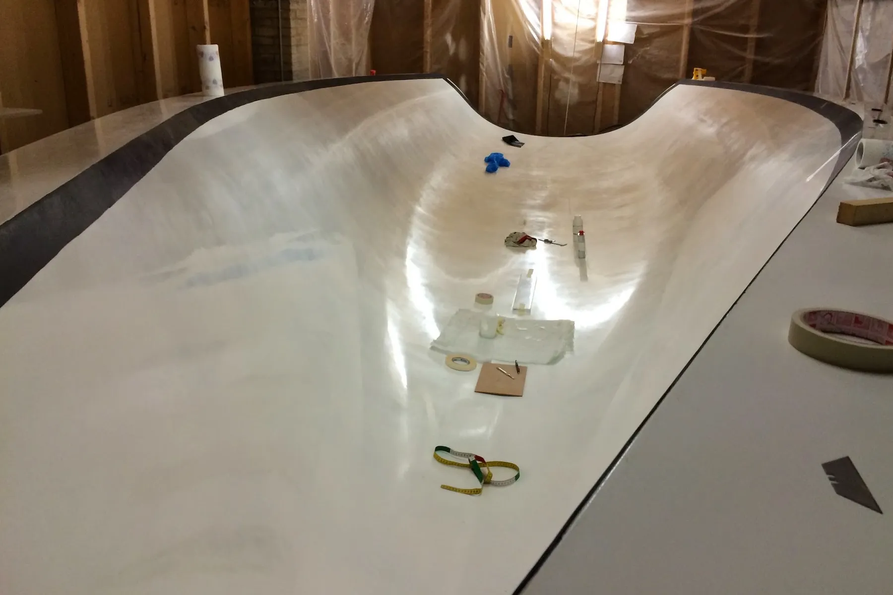Female hull mould Inside T920 female hull mould
